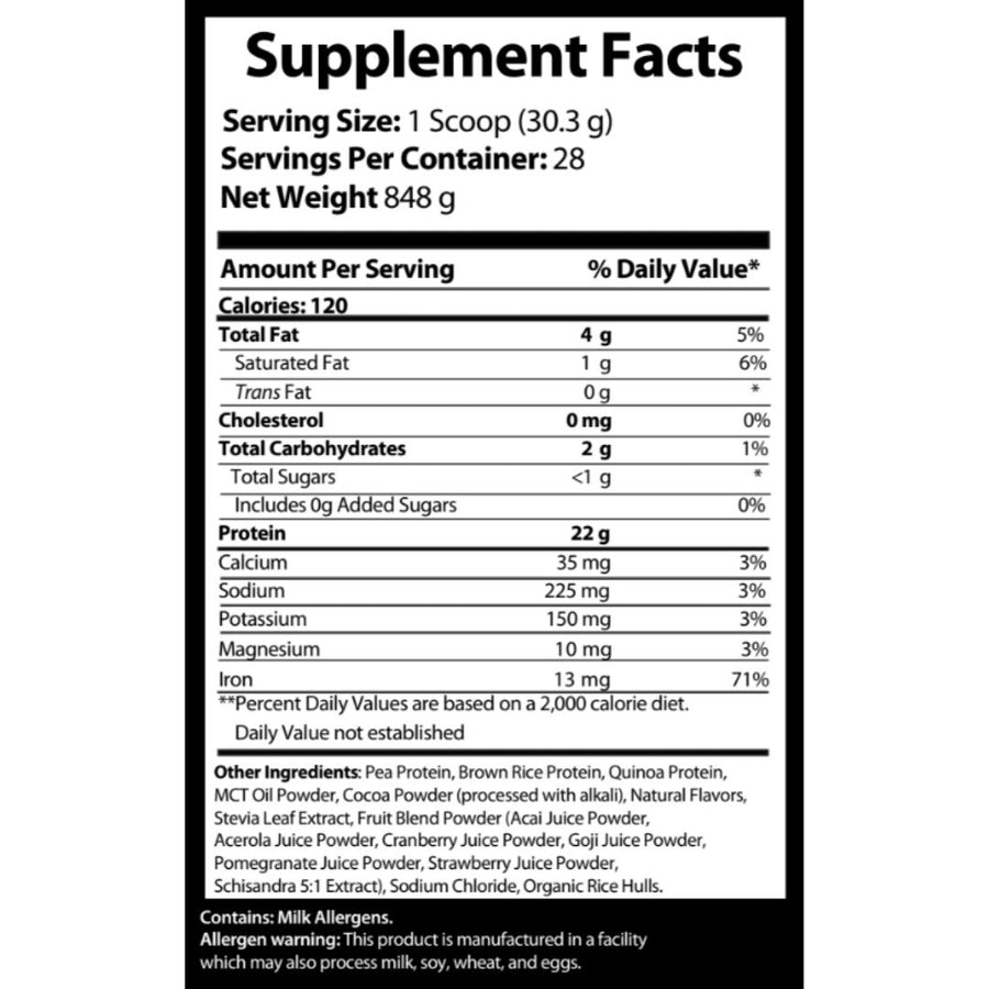Vegan Protein - Chocolate - 28 servings